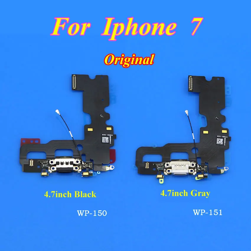 

ChengHaoRan 1Piece NEW Charger Charging Port USB Dock Connector For iPhone 7 4.7 inch Headphone Audio Jack Flex Cable