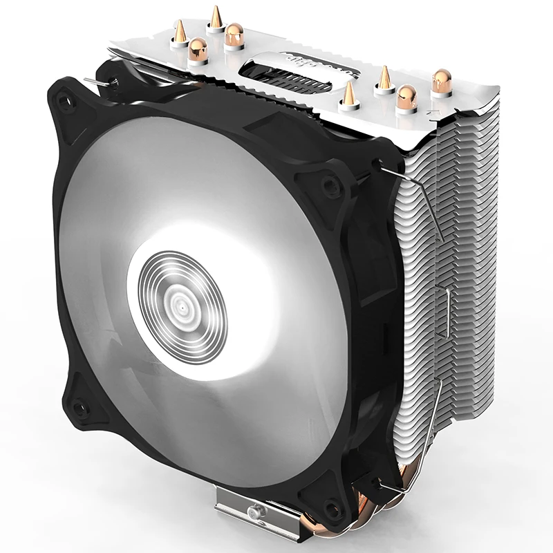 Aigo E4 4 Медь тепловыми PC Процессор кулер для Intel AMD Вентилятор охлаждения 120 мм воды