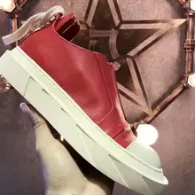 Kaeve Горячие Повседневное красный/черный Пояса из натуральной кожи Туфли без каблуков обувь с круглым носком Кружево Street оснастку корейский Женская обувь