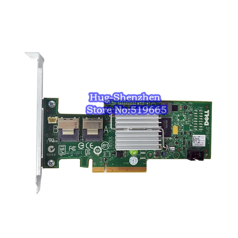 Dell PERC H200 6GBs SAS SATA PCI-E RAID Controller Card 3J8FW