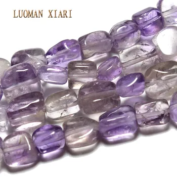 

Fine AAA+ Irregular Natural Amethyst Beads For Jewelry Making DIY Bracelet Necklace Material about 6-9mm Strand 15''