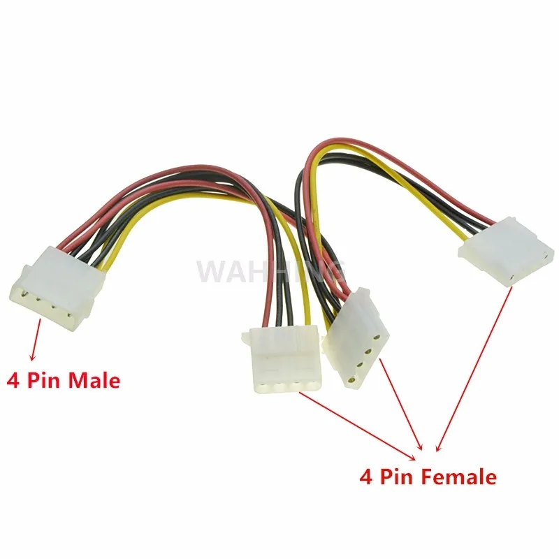 4Pin-Molex-Power-Port-Male-1-to-3-Female-Ports-Power-supply-Cable