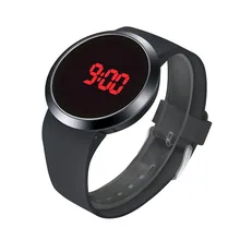 2017 Fashion Waterproof Men LED Touch Screen Day Date Silicone Wrist Watch relogio masculino Z615 5Down