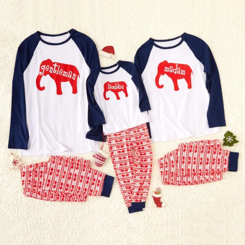 Bear Family Christmas Pajamas Set Family Look Matching Family Pajamas Navidad Family Matching Clothes Mommy and Me Sleepwear