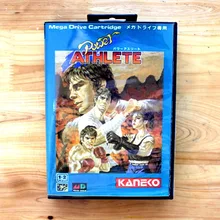 Power Athlete 16 Bit MD Game Card with Retail Box for Sega MegaDrive & Genesis Video Game console system