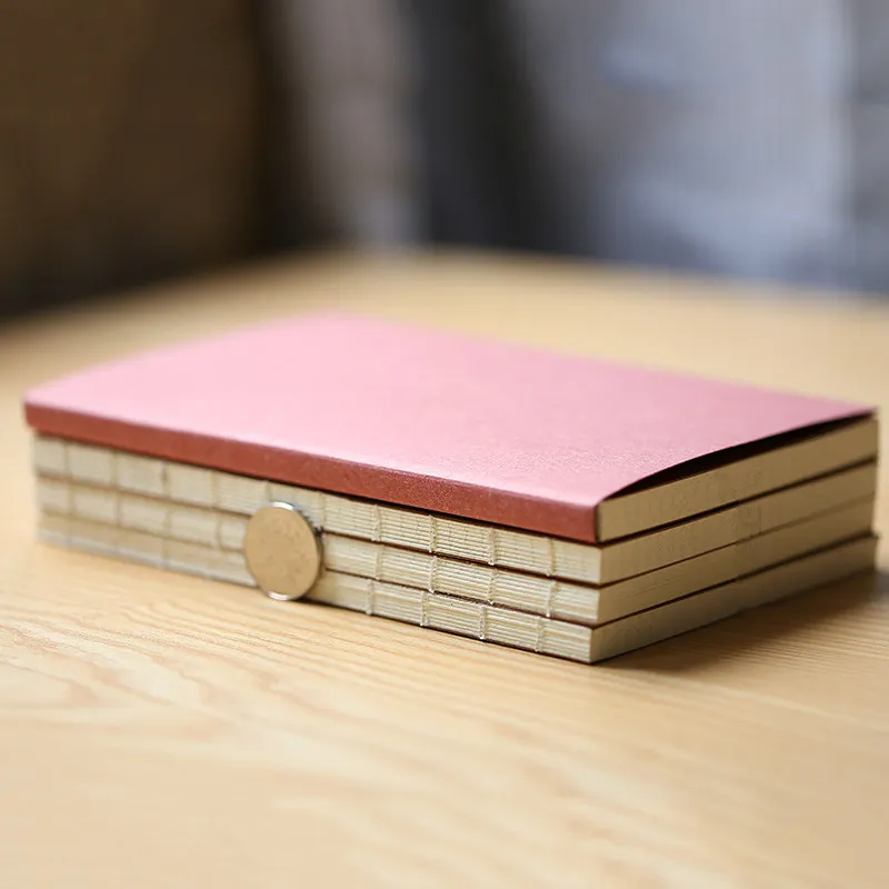 BLINGIRD simple color paper cover 5mm mesh notebook UI font design coordinates book bare diary stationery cahier note