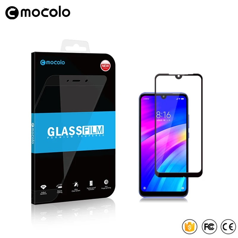 

Mocolo 2.5D 9H Full Cover Tempered Glass Film On For Xiaomi Redmi Note 7 Pro Redmi7 Note7 7Pro 3/4/6 32/64 GB Protective Screen