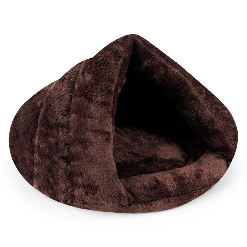

100% Cotton Twill Tartan Cat Bed Cat Cave With Super Comfy Fleece Interior For Small Dogs and All Cats