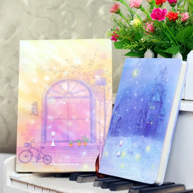 binding color cover birthday aesthetic page illust notebook 2 stationery color