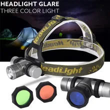 High Quality 3 Lampshade CREE XM-L XML Q LED Headlamp Headlight flashlight head light lamp