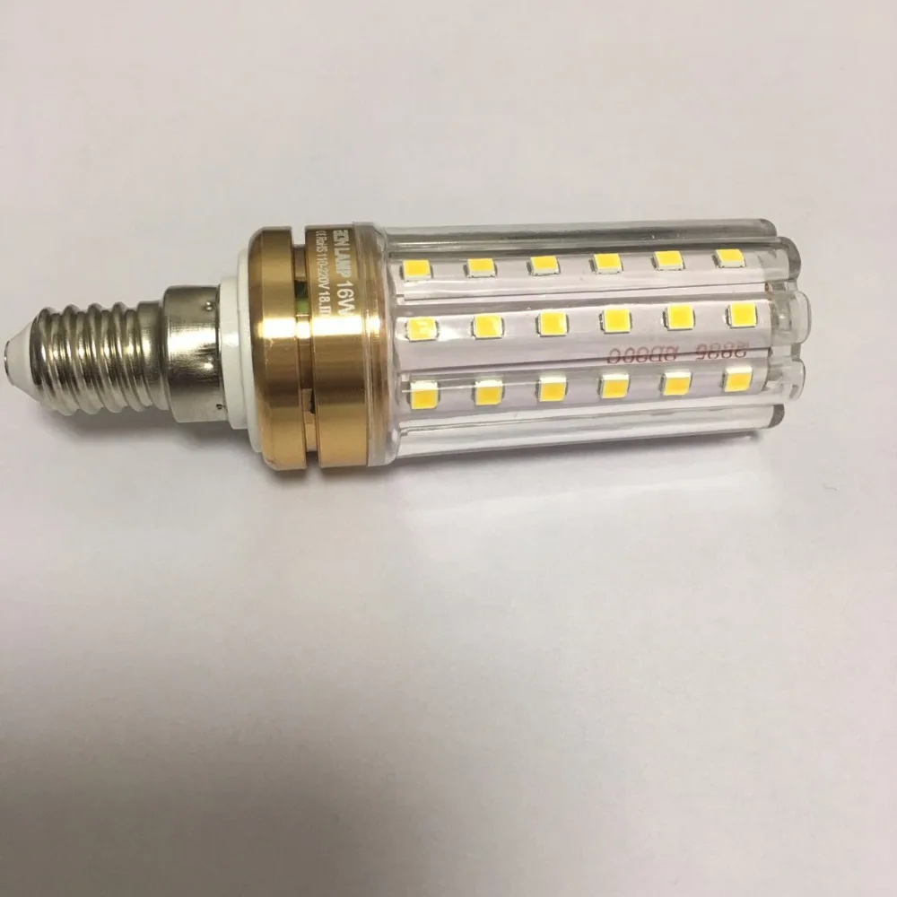 20 шт./лот e14 220 v Светодиодные лампы 2835 Smd светодиодные лампы E14 кукурузы 8 Вт 12 Вт 16 Вт светодиодные лампы Bombillas двойной Цвет temperaturelight лампада