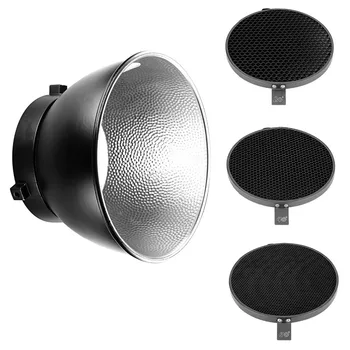 

Neewer 7inch/ 18cm Standard Reflector Diffuser with 20/40/60 Degree Honeycomb Grid for Bowens Mount Studio Light Strobe Flash