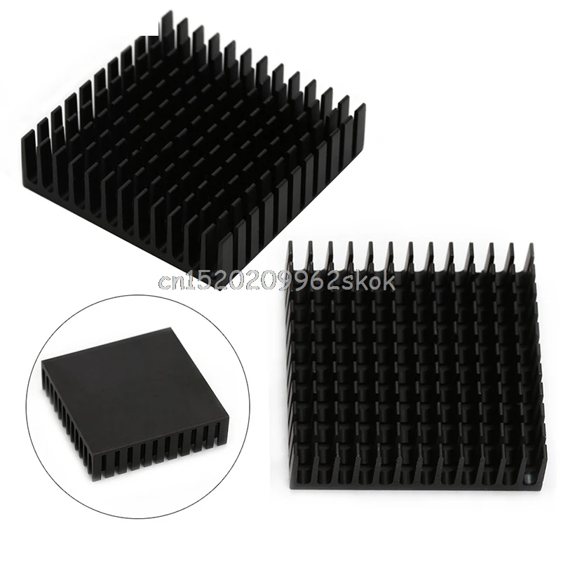 

2Pcs Radiator Aluminum Heatsink Extruded Profile Heat Dissipation for Electronic #H029#