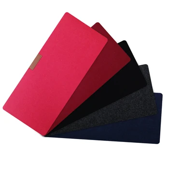 

3 Colors Large Office Computer Desk Mat Modern Table Keyboard Mouse Pad Wool Felt Laptop Cushion Desk Mat Gamer Mousepad Mat
