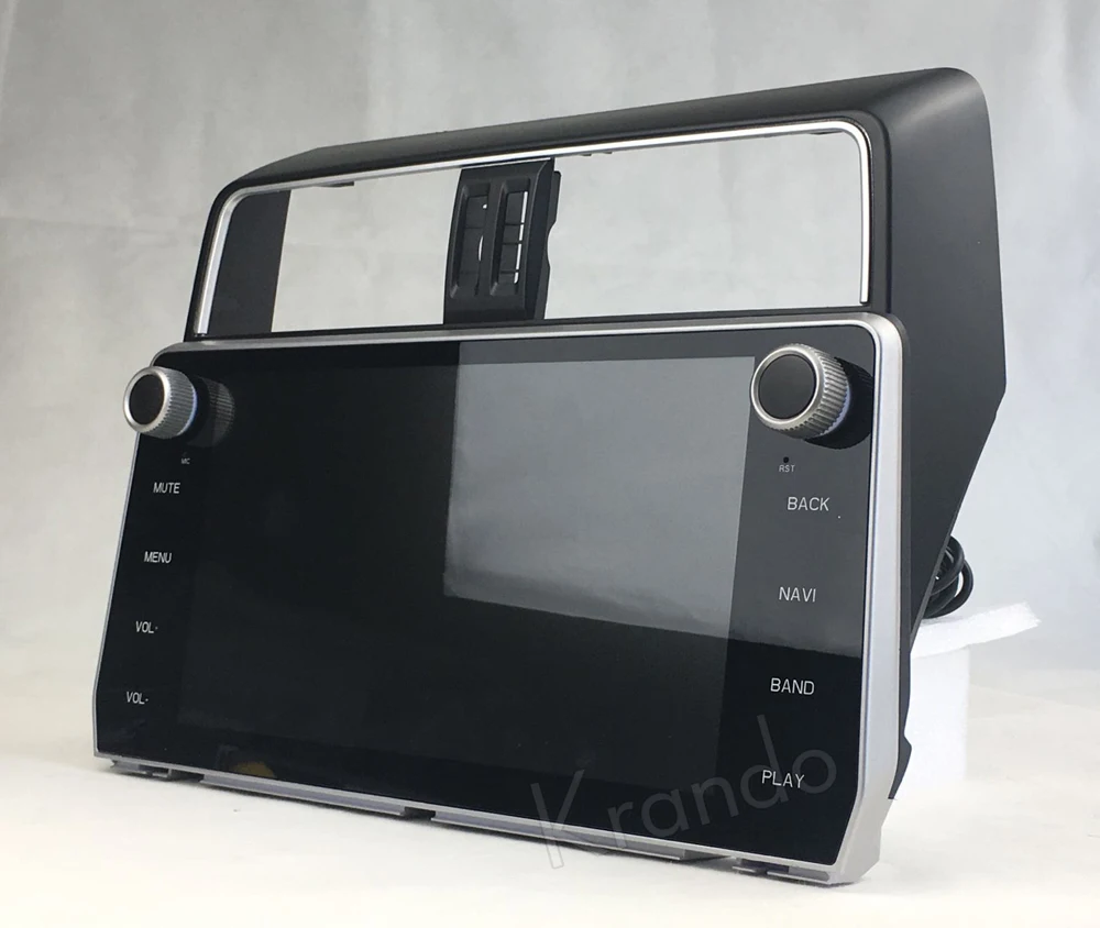 Discount Krando Android 7.1 10.1" full touch car navigation radio gps for toyota prado 2018 multimedia system WIFI Bluetooth Playstore 12