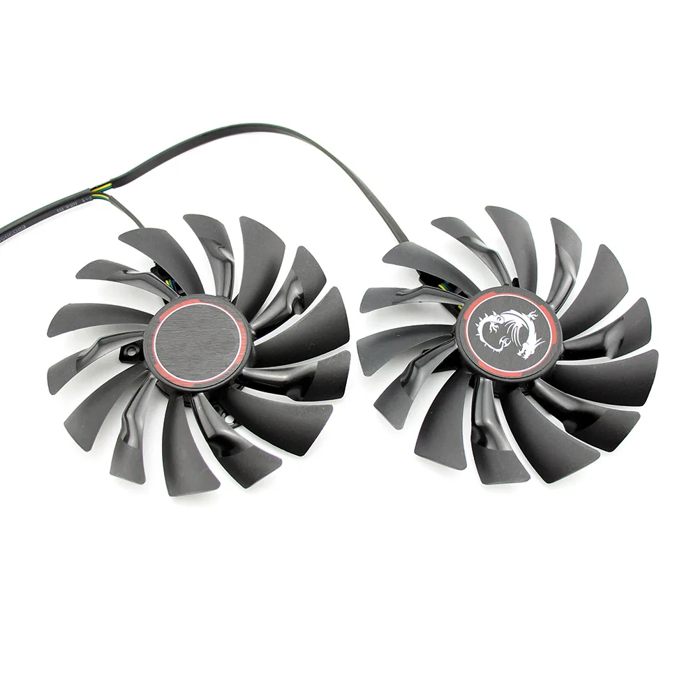 グラフィックカード冷却ファン 95mm Pld10010s12hh 6ピン Msi Gtx970 Geforce Gtx 970 ゲーム デュアルファン用 Fans Cooling Aliexpress