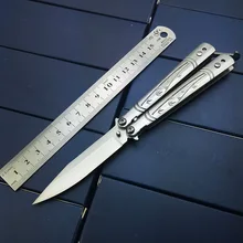 Тактический нож для выживания на открытом воздухе, нож для ножей, БАЛИЙСКАЯ песня, не острое лезвие, острый, из нержавеющей стали, 440c, CS GO, тренировочные лезвия