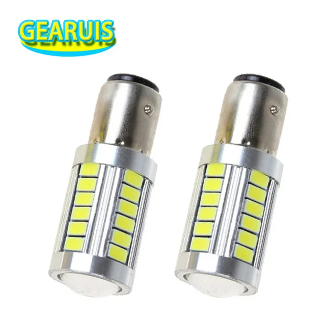 

2X 1157 P21/5W BAY15D Super Bright 33 SMD 5630 5730 LED auto brake lights fog lamp 21/5w car daytime running light stop bulb 12V