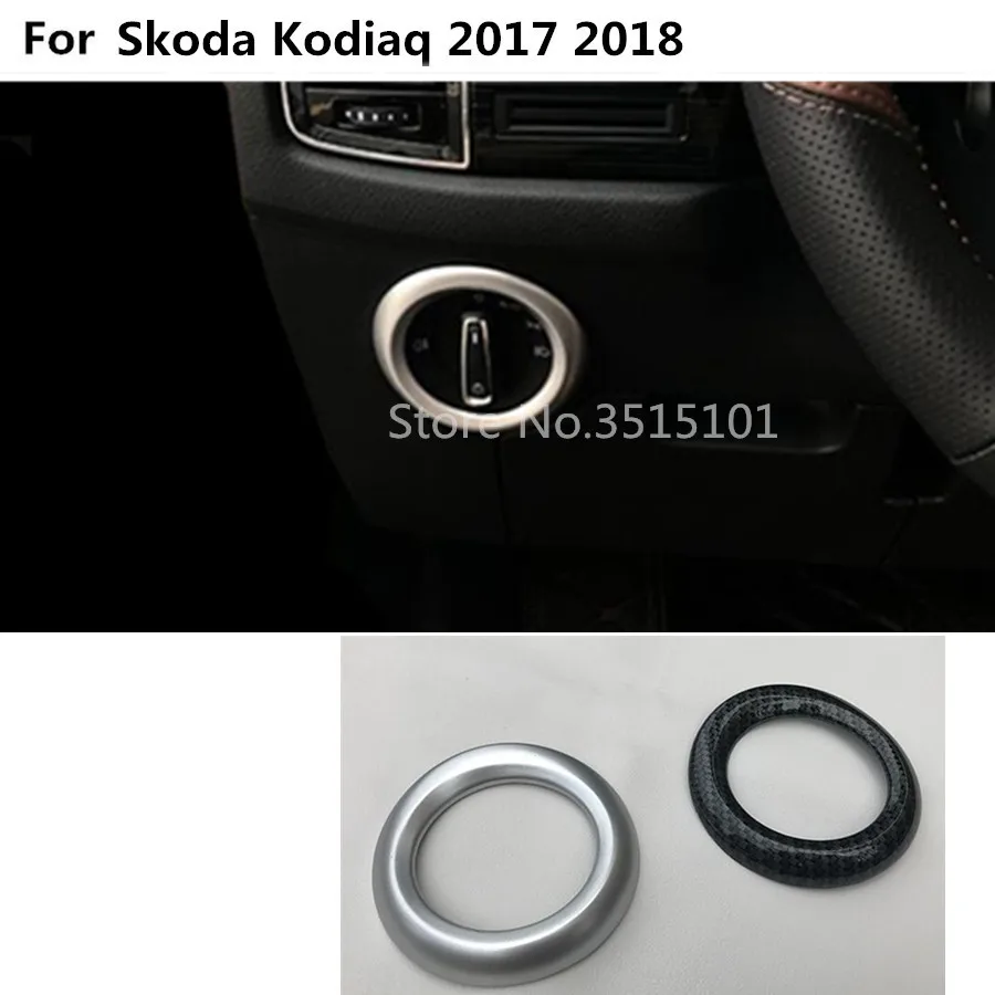 car styling cover front Headlight head light switch Button inner Trim frame font b lamp b