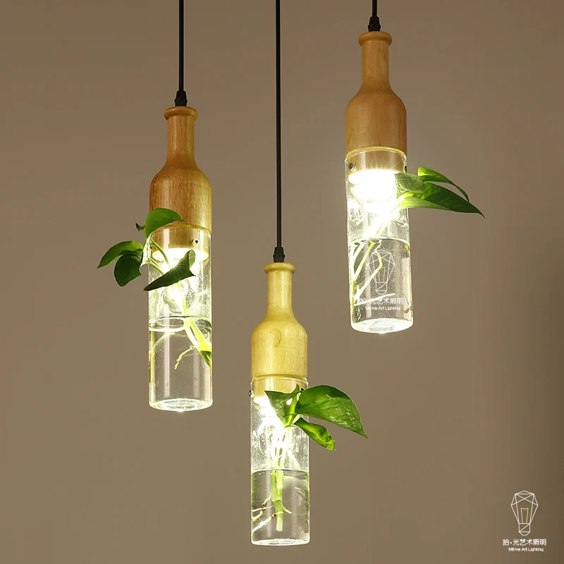 

Modern simple personality design led lamp lighting living room bedroom dining room window bar plant glass chandelier