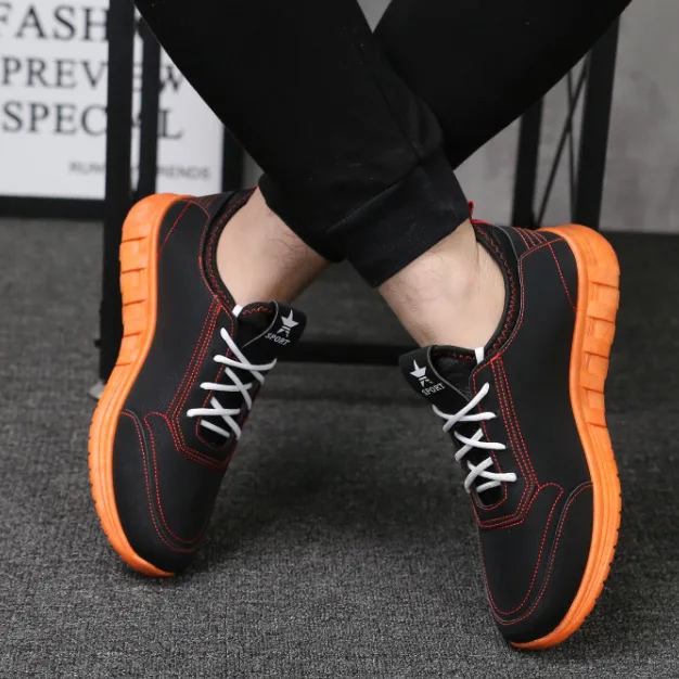 Fashion men Casual Shoes Outdoor Sneakers Super Light Non-slip lace-up Travel shoes кроссовки туфли мужские new