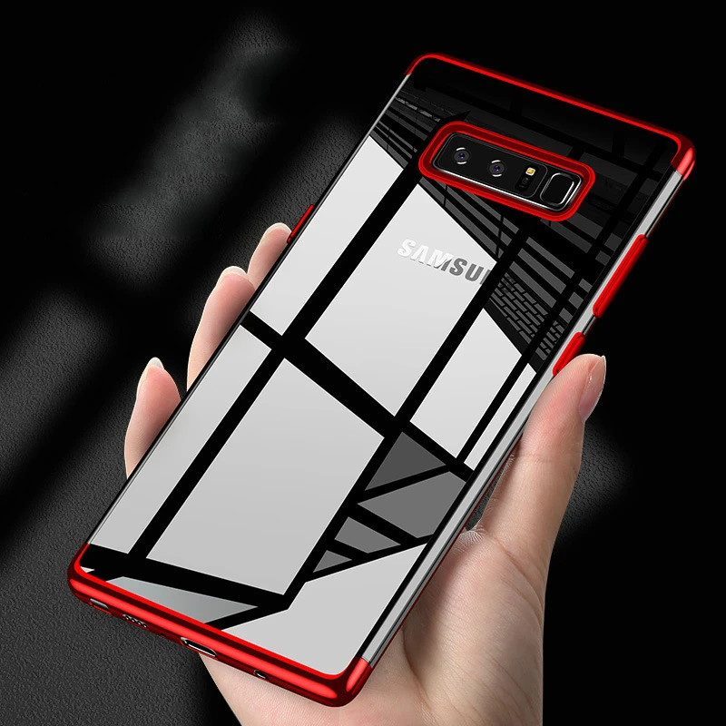 

For Samsung Galaxy Note 8 Case Transparent TPU Soft Phone Cases Coque for Samsung Note 8 Back Cover #002
