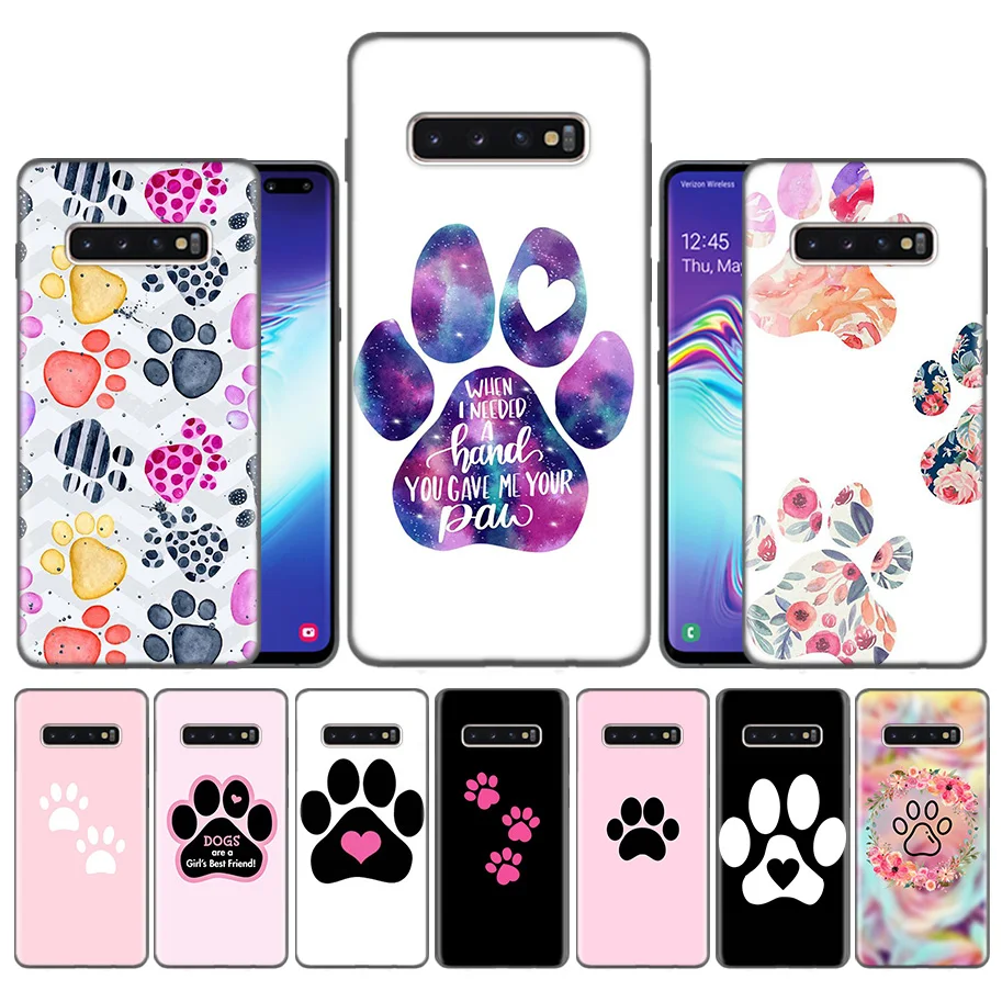 

Fundas Case Coque for Samsung Galaxy S10 S9 S8 Plus 5G A30 A50 A70 A40 A20 Note 8 9 10 Cover Carcass Dogs are girls best friends