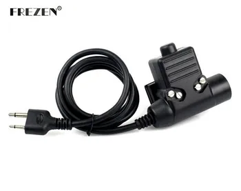 

U94 PTT Cable Plug Military Adapter Z113 Standard Version for ICOM IC-F21 IC-F10 two way radio A38 Hunting
