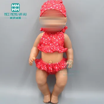 

Doll clothes fashion Printed swimsuit suit for 43cm new born doll Accessories for doll