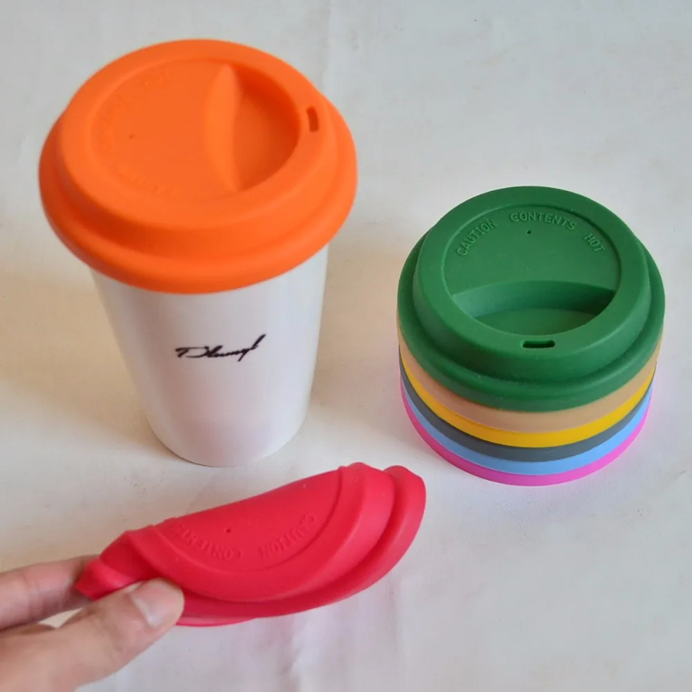 

1pc 25grams Soft Silicone lids for mugs ,coffee mugs Sealing cap ,sealing cover for coffee cup Ceramic mugs lids plumyl