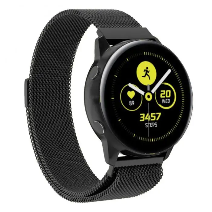 Сетчатый Миланский ремешок из нержавеющей стали для часов samsung Galaxy Watch Active GDeals