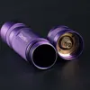 Convy – lampe de poche LED S2 + Violet Cree XML2 U2-1A EDC, torche, lanterne, autodéfense, lampe de camping, pour vélo ► Photo 3/5
