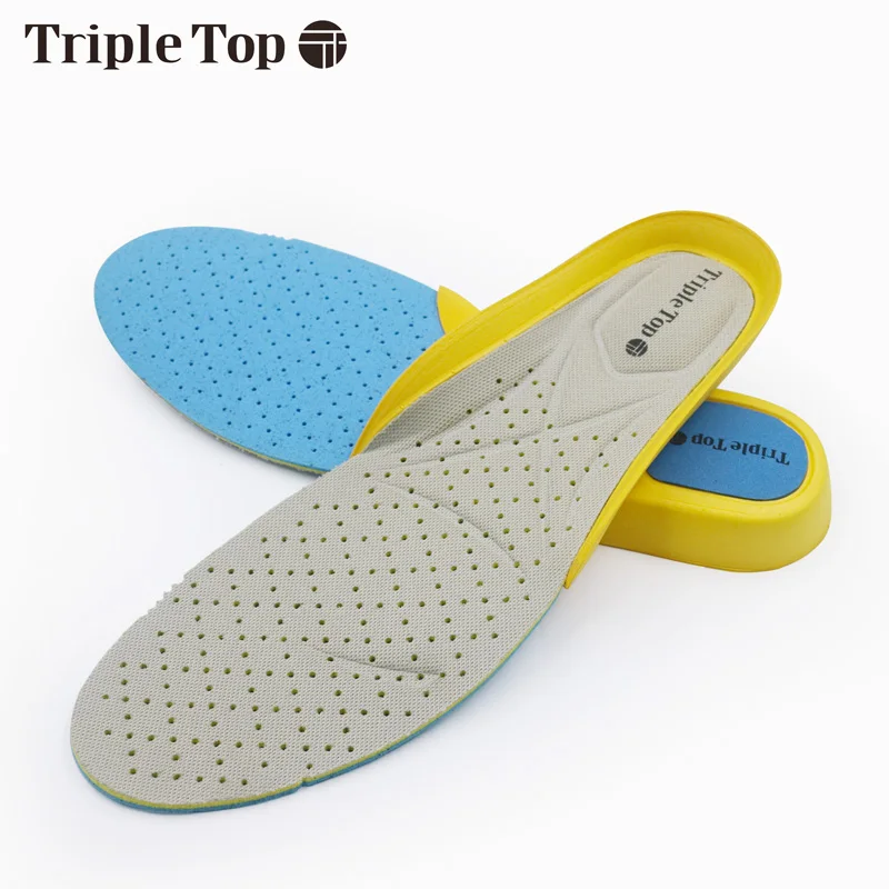 

2019 New Arrival Professional Sports Insoles Memory Foam Cushion Shock-Absorbant Unisex for sport insoles