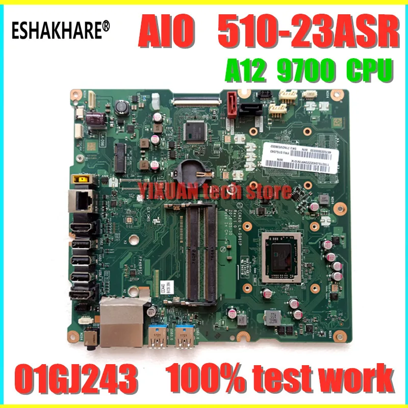 

CCA20 LA-D961P mainboard For Lenovo AIO 510-22ASR 510-23ASR All-in-One Motherboard 01GJ243 00UW343 00UW352 With A6 A9 A12 CPU