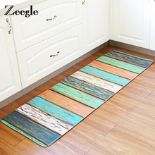 Zeegle цветные деревянные печатные маты для помещения нескользящий пол ковер для гостиной ванной влагопоглощающий коврик для кухни