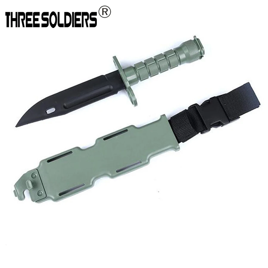 Olive Drab SE GEAR M9 Style Bayonet Rubber Blade Dummy Plastic TOY SE-TL0005OD