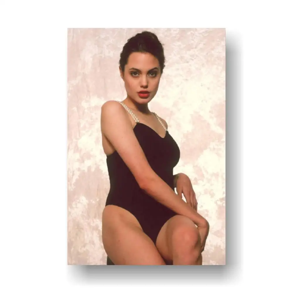 

Cute Sexy Angelina Jolie Bar Wall Art Painting quality Art Decor posters