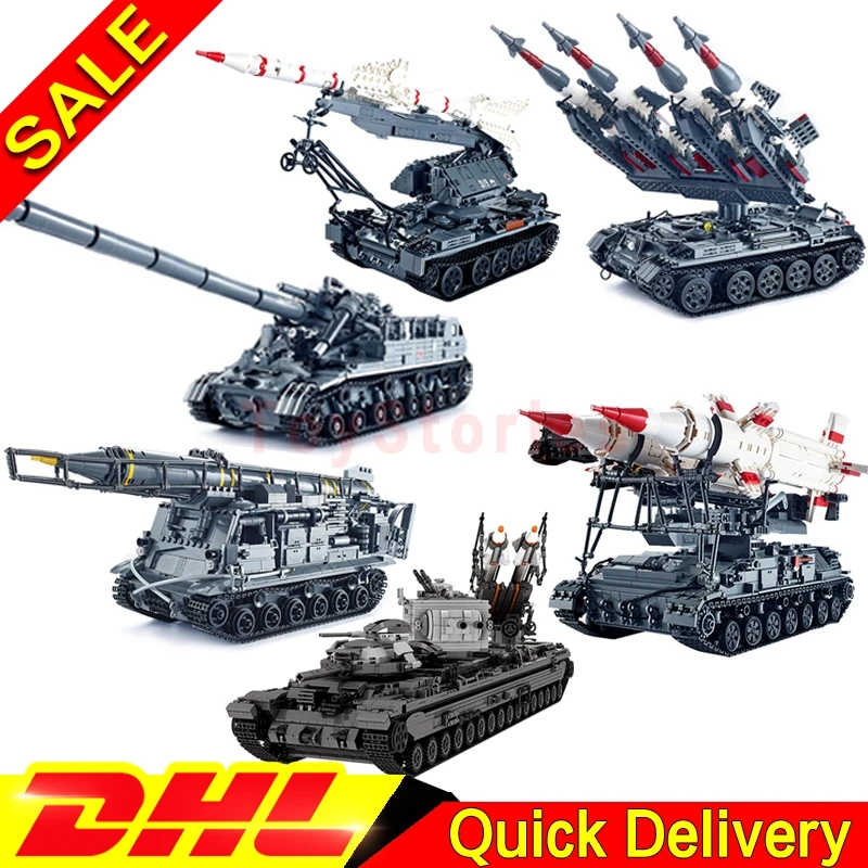 

Xingbao 06001 T92 Tank 06003 SA-2 Guideline 06004 SA-3 GOA 06005 06006 06007 Building Blocks Bricks legoings Toys Clone Lepin