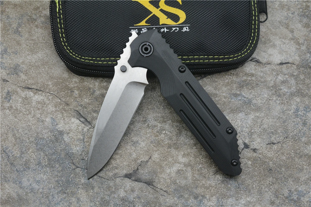 Складной нож XS B0610 S35VN лезвие из титана + G10 Ручка для охоты кемпинга карманные