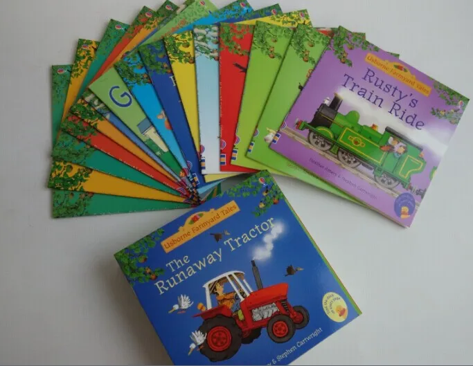 20pcs/set 15x15cm Usborne Picture Books For Children And Baby famous Story English Tales Series Of Child Book Farm Story 20pcs/set 15x15cm Usborne Picture Books For Children And Baby famous Story English Tales Series Of Child Book Farm Story