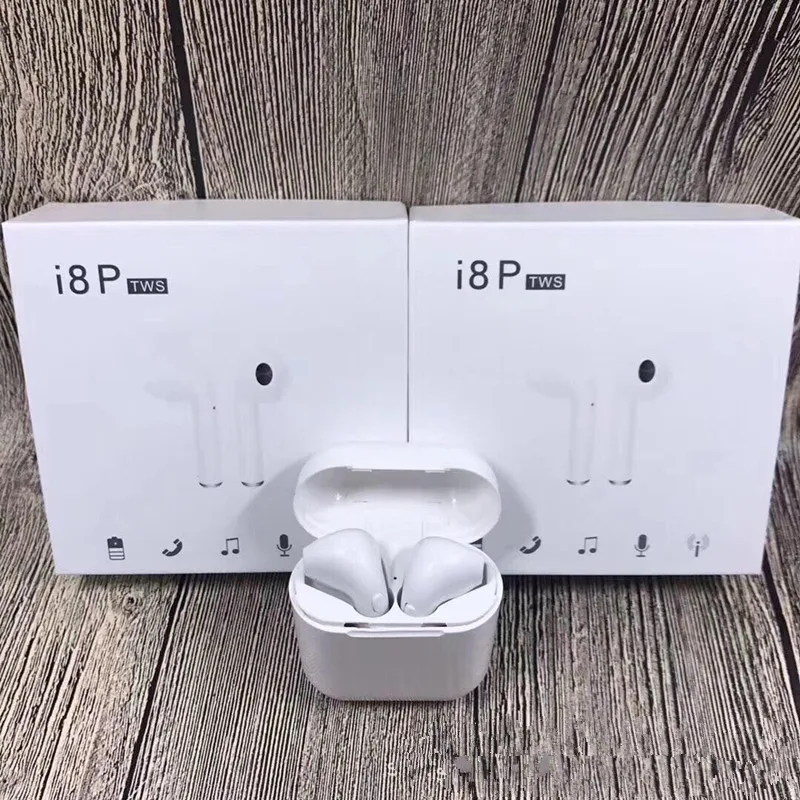 i8P TWS Wireless Bluetooth Earphone vs i8 i7 for iPhone X samsung s7 s8 s9