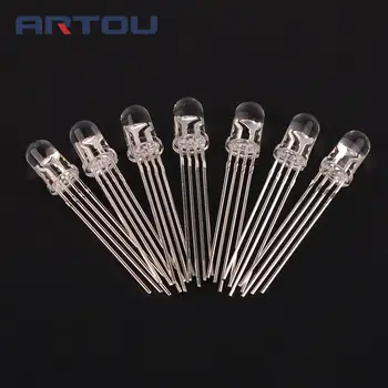 

20PCS 5mm RGB LED Ultra Bright Light-emitting Diode 3.1-3.3V Common Cathode