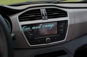

ABS Matte Inner Middle Dashboard Middle Console Navigation Cover 1pcs For MG GS 2015 2016 2017 Car Styling accessories!
