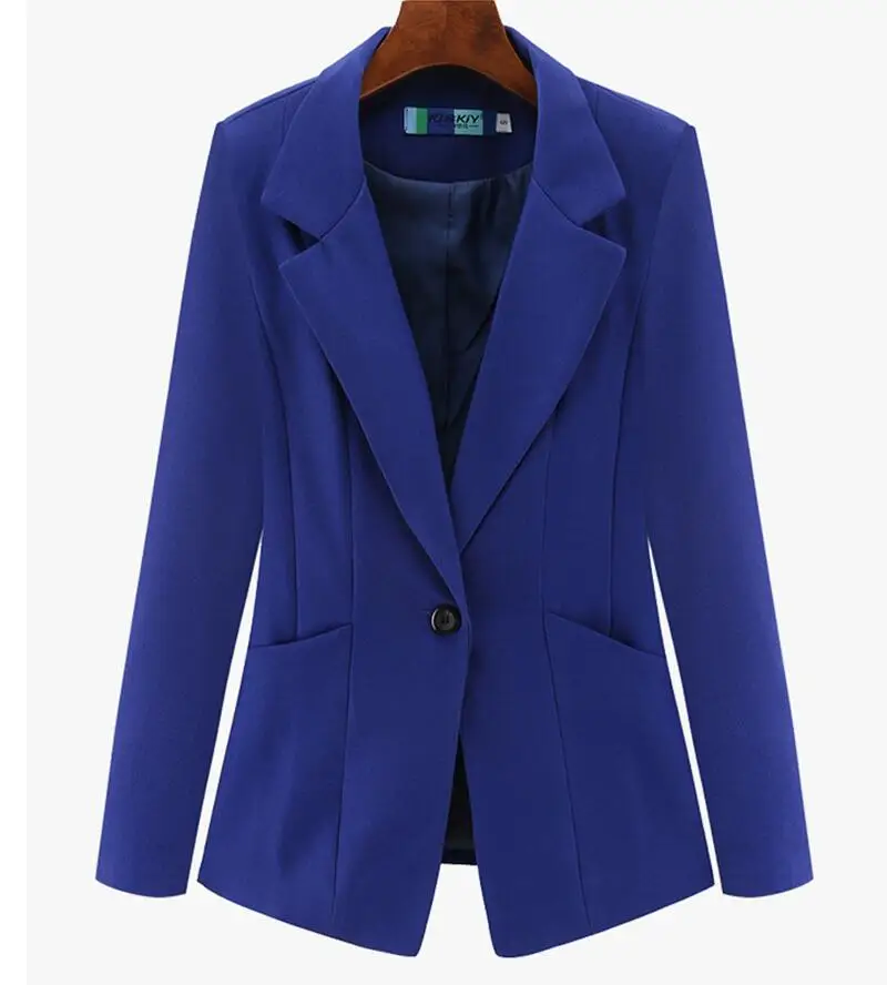 Черный Блейзер женская одежда 2019 новый костюм женские блейзеры весна и осень короткая обтягивающая куртка пальто женская верхняя одежда