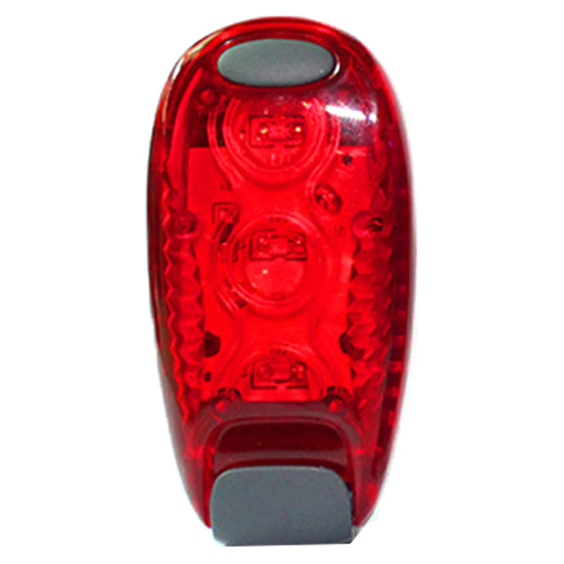 Велосипед Велоспорт светильник s супер яркий 3 светодиодный велосипед светильник хвост светильник безопасности Предупреждение luz bicicleta рюкзак для походов в горы, рюкзак шлем ранн - Цвет: Красный