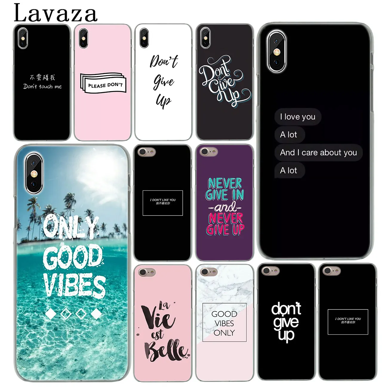 Lavaza Proverb Phrase Motto Good Vibes Only Love Phone