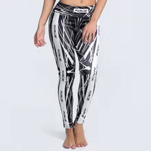 Женские Эластичные облегающие брюки с принтом на выбор для тренировок в тренажерном зале для йоги бега занятий спортом леггинсы для фитнеса Прямая поставка