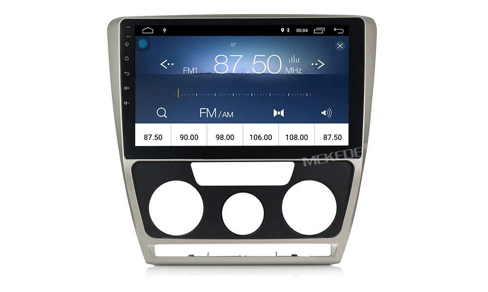 MEKEDE Android 8,1 автомобильный DVD gps мультимедийный плеер для SKODA Octavia 2 2011-2013 A5 автомобильный dvd Навигатор Радио бидео аудио плеер