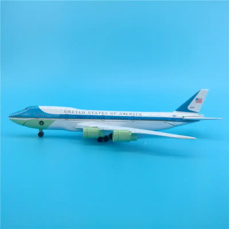 16 см модель самолета США ВВС № 1 шасси Boeing 747 B747 украшение Airbus креативный подарок| |