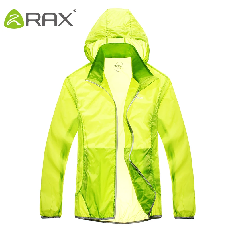 RAX Men Waterproof Windproof Jacket UV Proof Outdoor Jacket Breathable Ultra light Hiking Men